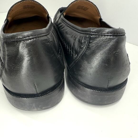 Florsheim Pisa Mens Loafers Black Croc Print Tassel 18469 Slip-On Shoes 9.5 EEE